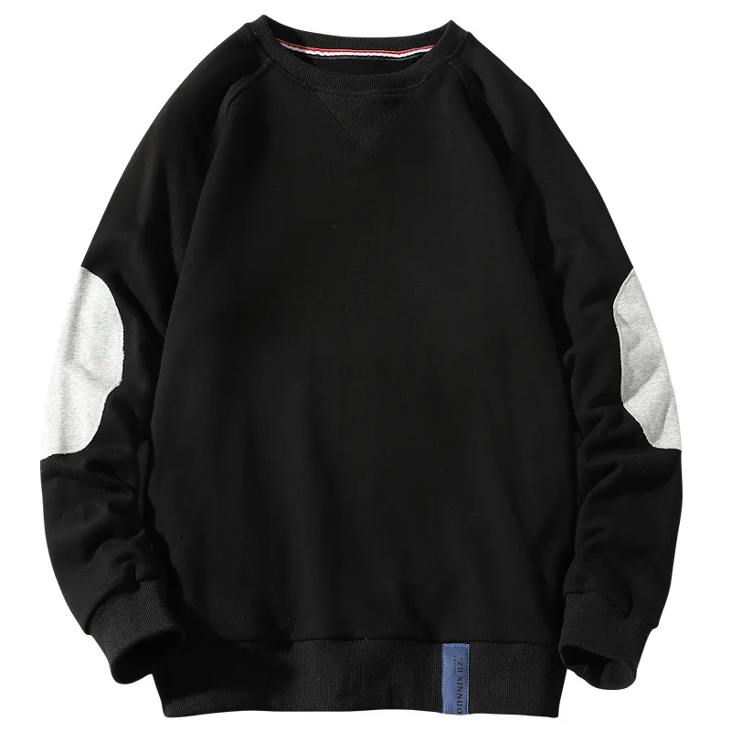 

21 Men's Sweater Trend Round Neck Pullover Long Sleeve Solid Color Casual Clothes
