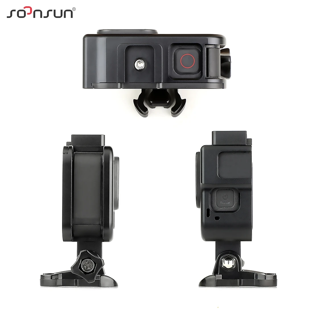 Защитная рамка SOONSUN из алюминиевого сплава чехол Обложка для GoPro Hero 8 черные