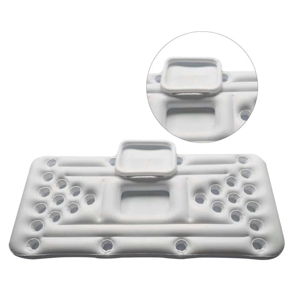 

1PC Inflatable Beer Table Portable 28 Cup Hole Float Row Water Beverage Ice Bucket Floating Bed Water Inflatable Table for Water