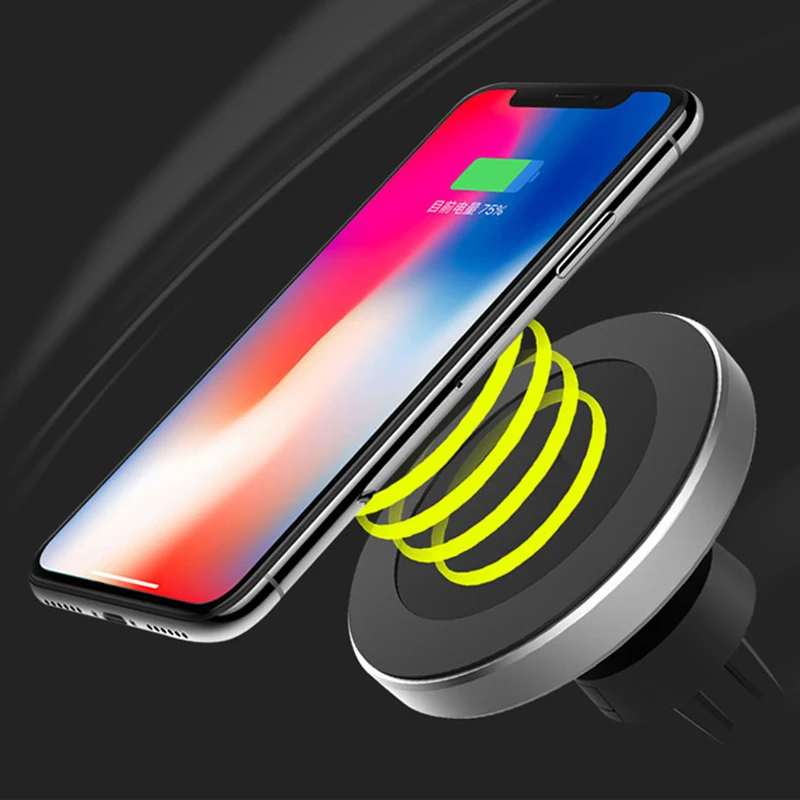 10 Вт Qi Беспроводное зарядное устройство для iPhone XR 11 Pro Max Samsung S10 беспроводной