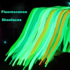 Светящиеся шнурки, плоские флуоресцентные шнурки для обуви, 80100120140 см