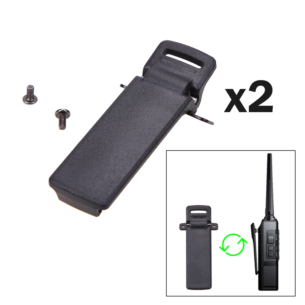 2 шт. рация Зажим для ремня Baofeng UV-5R UV-5RA UV-5RB UV-5RC UV-5RD 5RE двухсторонняя радио
