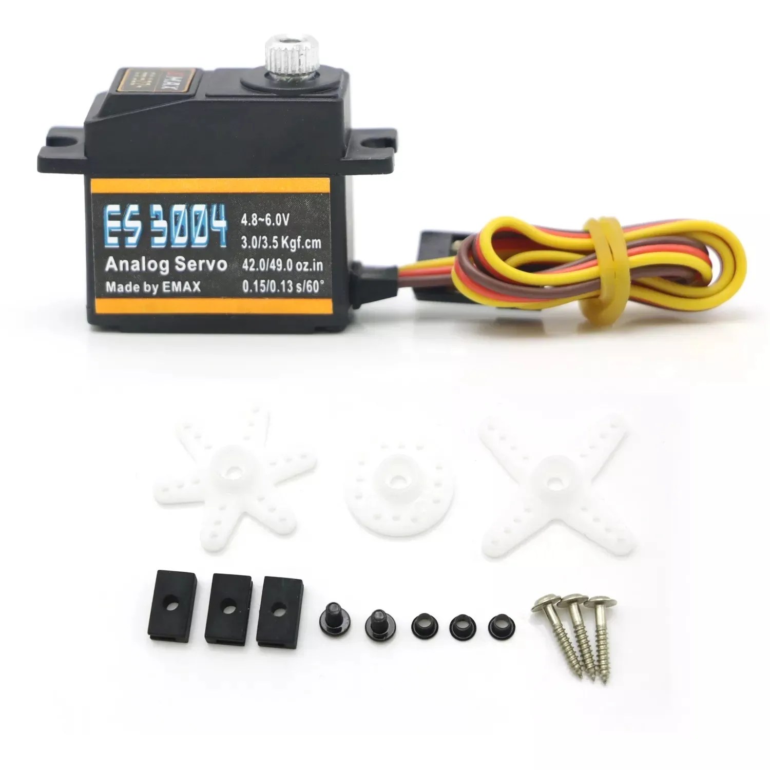 EMAX ES3004 20 г 3 5 кг 0.13sec 23T Металлическая Шестерня Аналоговый сервопривод для RC