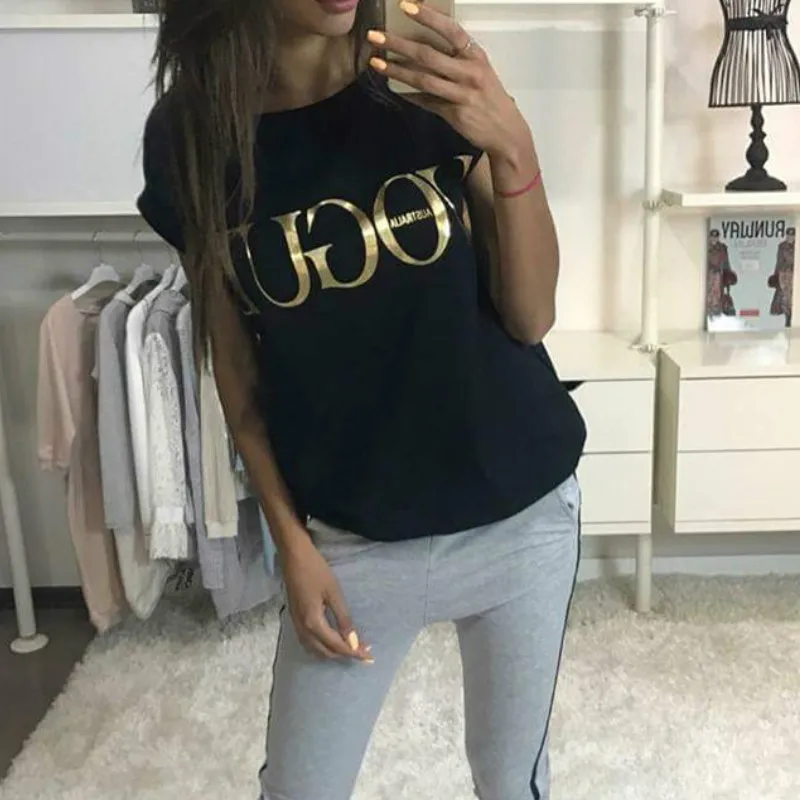 Модный бренд 2021 футболки женские с принтом О образным вырезом коротким рукавом