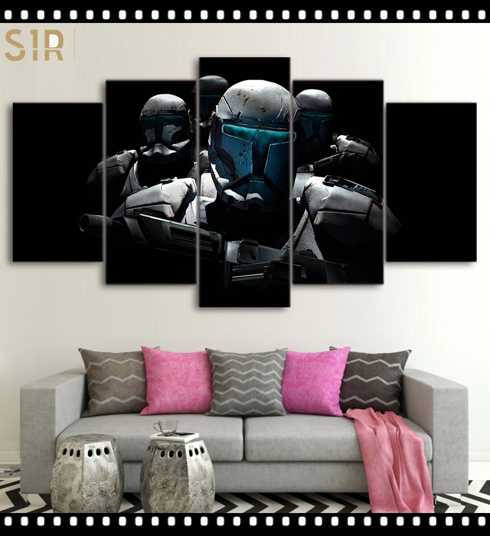 Украшения из фильма &quotЗвездные войны&quot 5 частей Постер HD украшение для гостиной