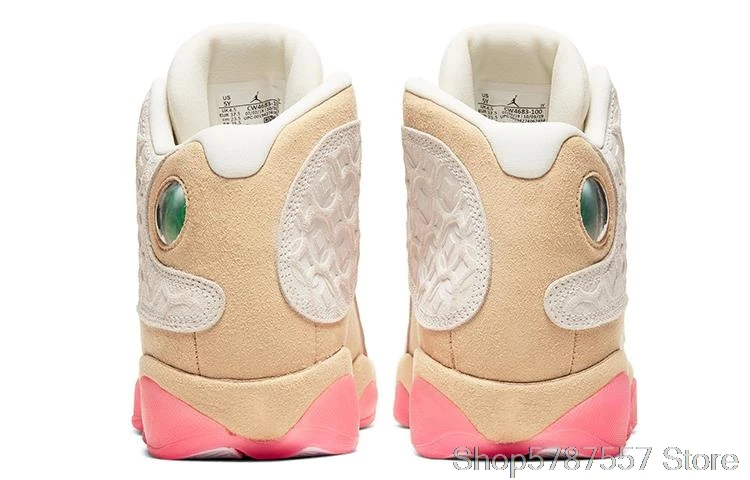 Высокие кроссовки Nike Air Jordan 13 в ретро стиле женские баскетбольные ботинки