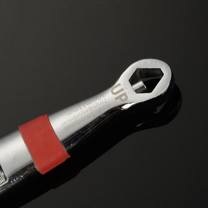 1PC Adjustable Wrench Portable Mini Bone Spanner Steel Multifunction Imperial Metric Double Offset Ring | Инструменты