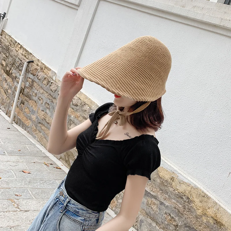 

Hat Lady Spring and Autumn Sun Hat Summer Sunshade Hat Summer Sun Protection Hat Versatile 2021 New Fisherman Hat