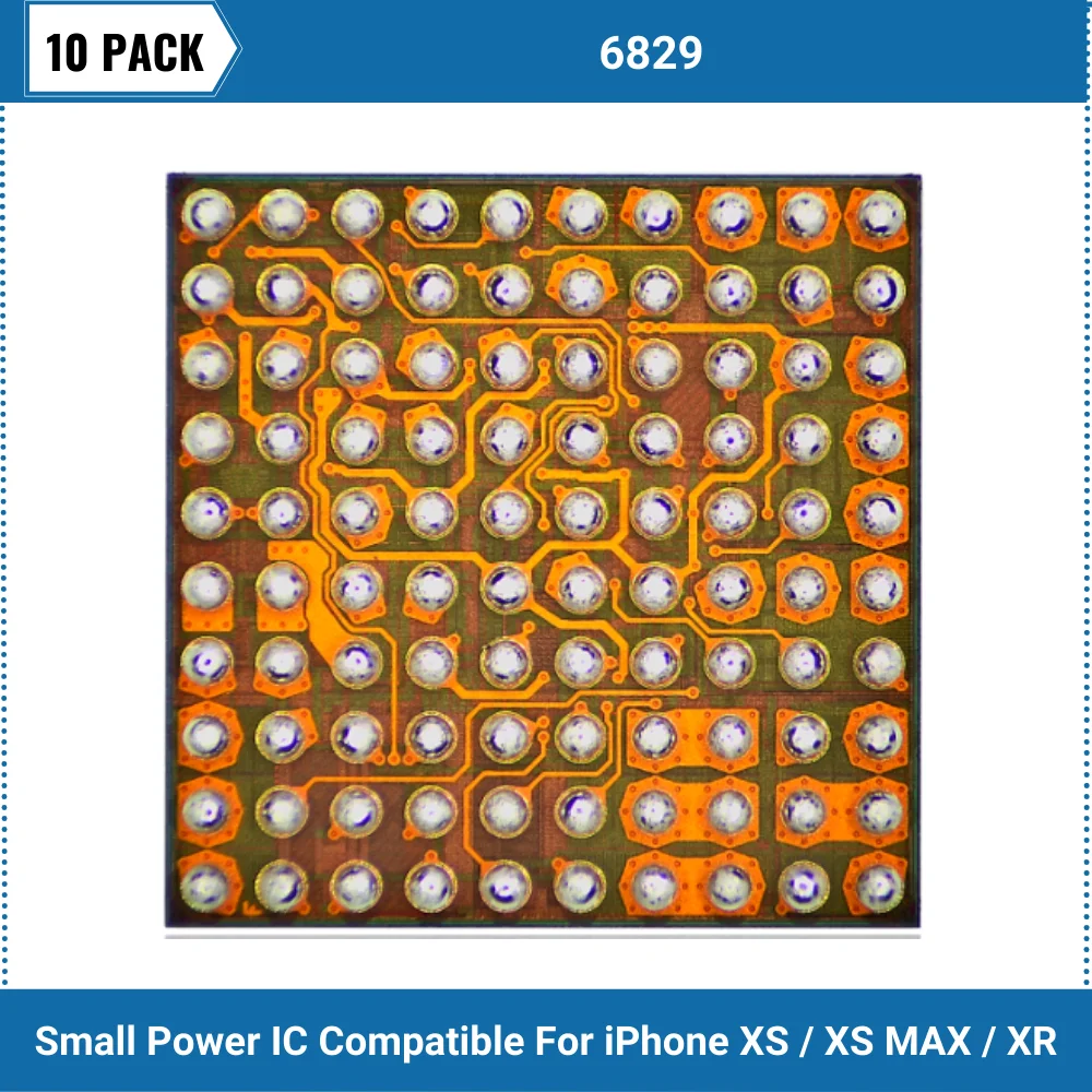 

10 Pack Small Power IC Compatible For iPhone XS / XS MAX / XR (6829)