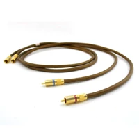 pair vdh integration cablehybrid hifi rca interconnect cable wire with vdh 24k gold plated rca jack