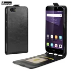 Вертикальный чехол-книжка для ZTE Blade A6 Lite, роскошный кожаный защитный чехол для ZTE Blade A0622, чехол для телефона 5,2 дюйма с отделениями для карт