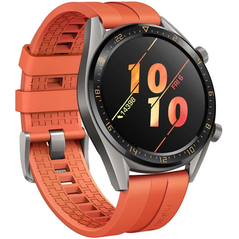 Смарт часы HUAWEI Watch GT Active 46мм 1.4&quot оранжевый/оранжевый (55023850)|Смарт-часы| |