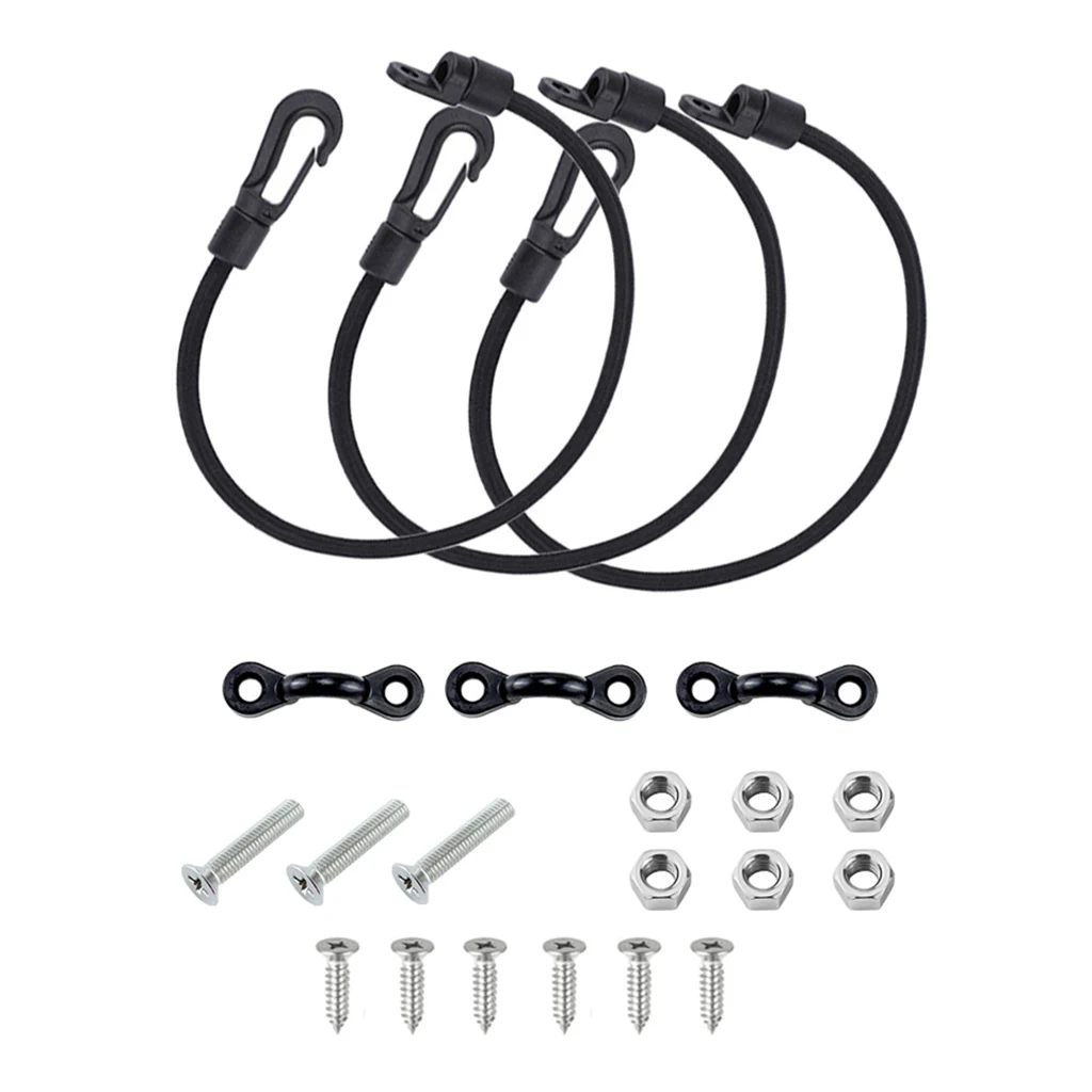 

3 Pcs Rod Tamer Strap Holder Deck Mount Connector Gunwale Mount Rod Strap Rod Hold Down Strap, 37.5cm