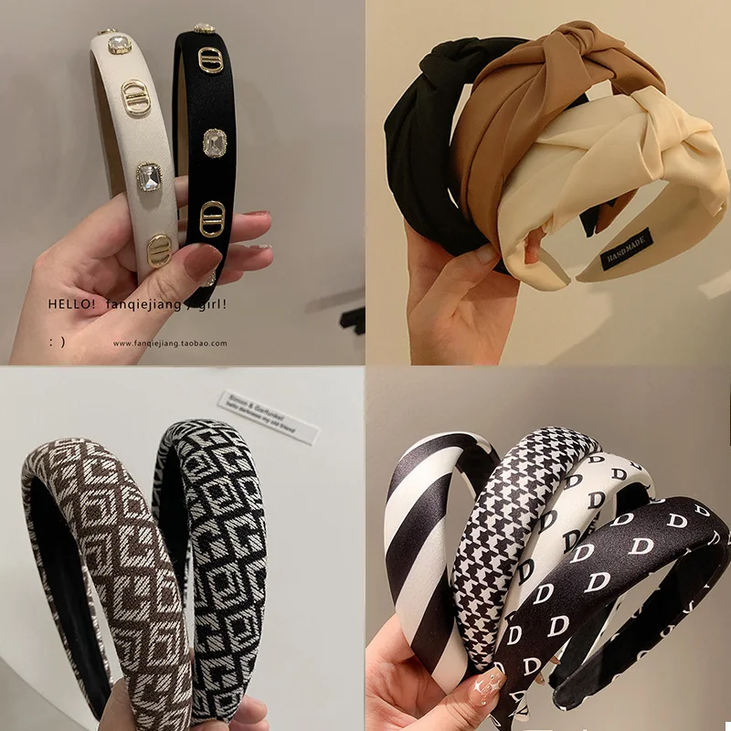 

Advanced Hair hoop 2021 new headbands for woman designer wash face press headdress high cranial crown Hair band accessories