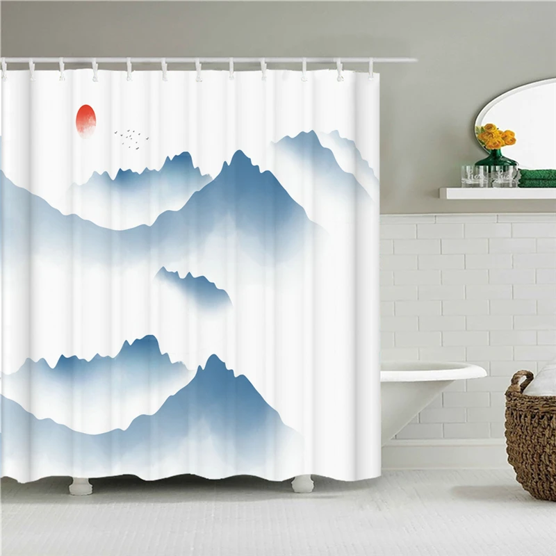 

A variety Of Beautiful Plants In The Forest Shower Curtains Waterproof Polyester Fabric Bathroom Curtains For Home Decor