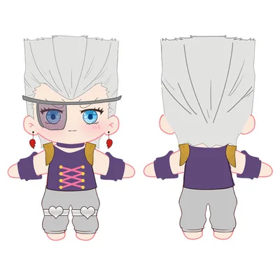 Аниме Жан-Пьер Polnareff костюмированная милая плюшевая подушка кукла Джоджо