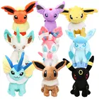 Игрушка плюшевая аниме Eevee Покемон, мягкая кукла 22 см для детей, подарок на день рождения