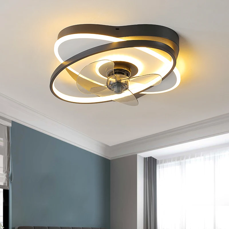 

Светодиодный светильник в скандинавском стиле для спальни, лампа для потолочного вентилятора, освещение для ресторана, столовой, потолочны...