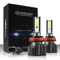 2pcs car headlight h4 h7 h1 h3 led h8 h9 9012 auto fog light h11 9005 hb3 9006 hb4 100w 16000lm 12v led bulb 6500k 24v lamp