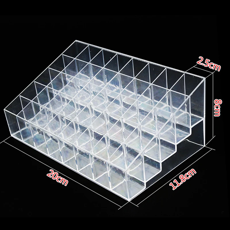 

36-Grid Lipstick Holder Clear Acrylic Lipstick Organizer Display Stand Cosmetic Makeup Storage Box for Lip Glaze K2
