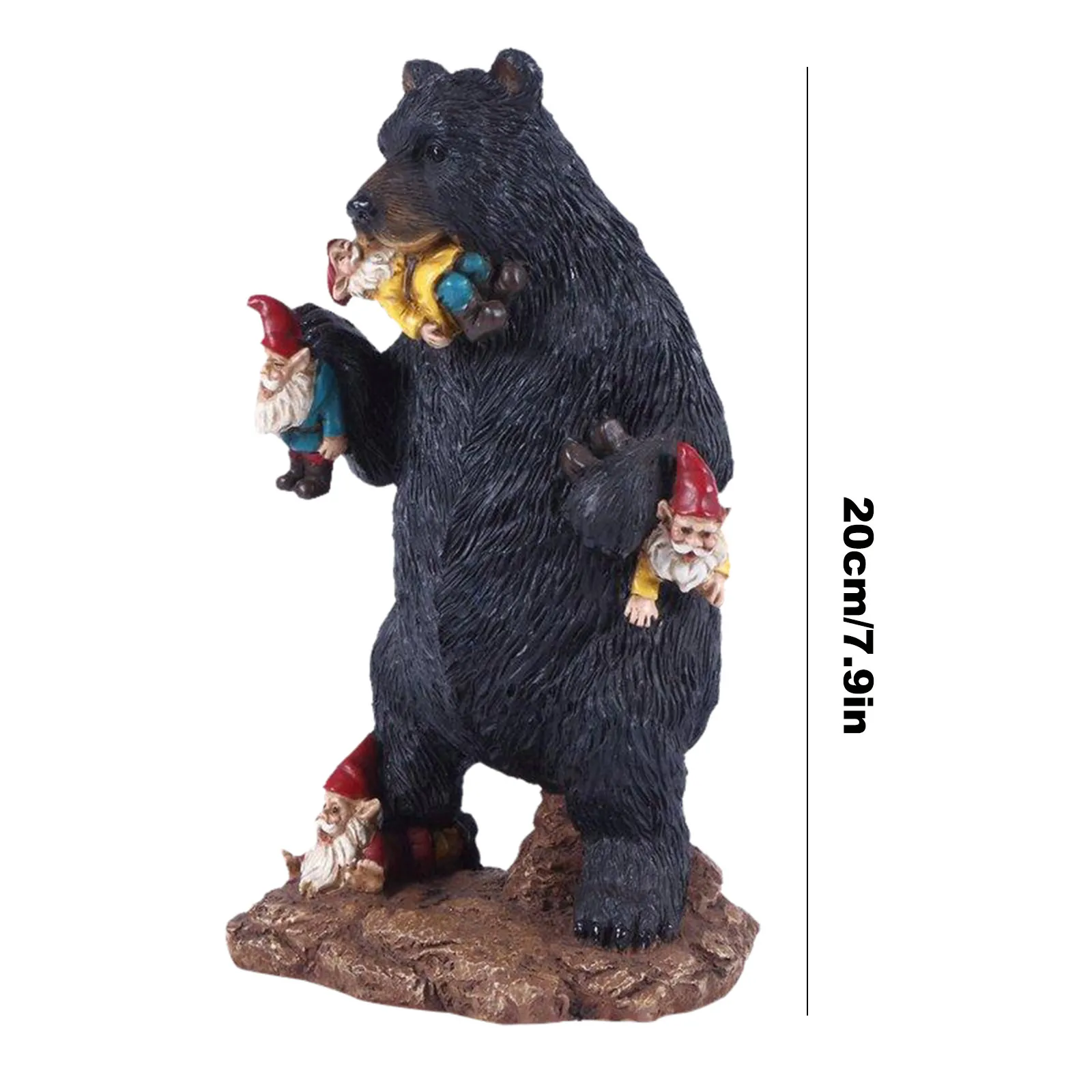 

Cute Bear Garden Living Room Decoration Ornaments Have Fun Personality Gnomes In Trouble Ornament Sculptures Interesting