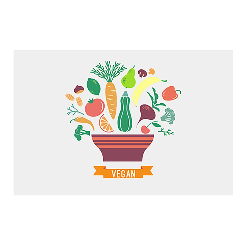 Автомобильные наклейки для фруктов и овощей печати морковь помидоры 90х60см