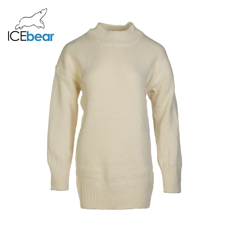 ICEBbear Вязанный свитер женские топы с длинными рукавами вязаные свитера высоким