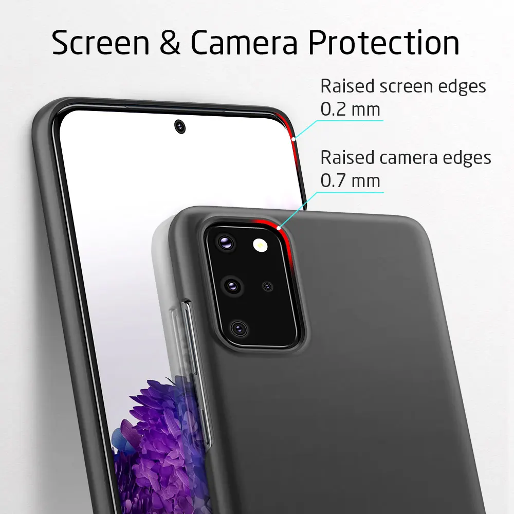 ESR Тонкий чехол для Samsung Galaxy S20 Ultra Plus 2020 ударопрочная задняя защитная крышка