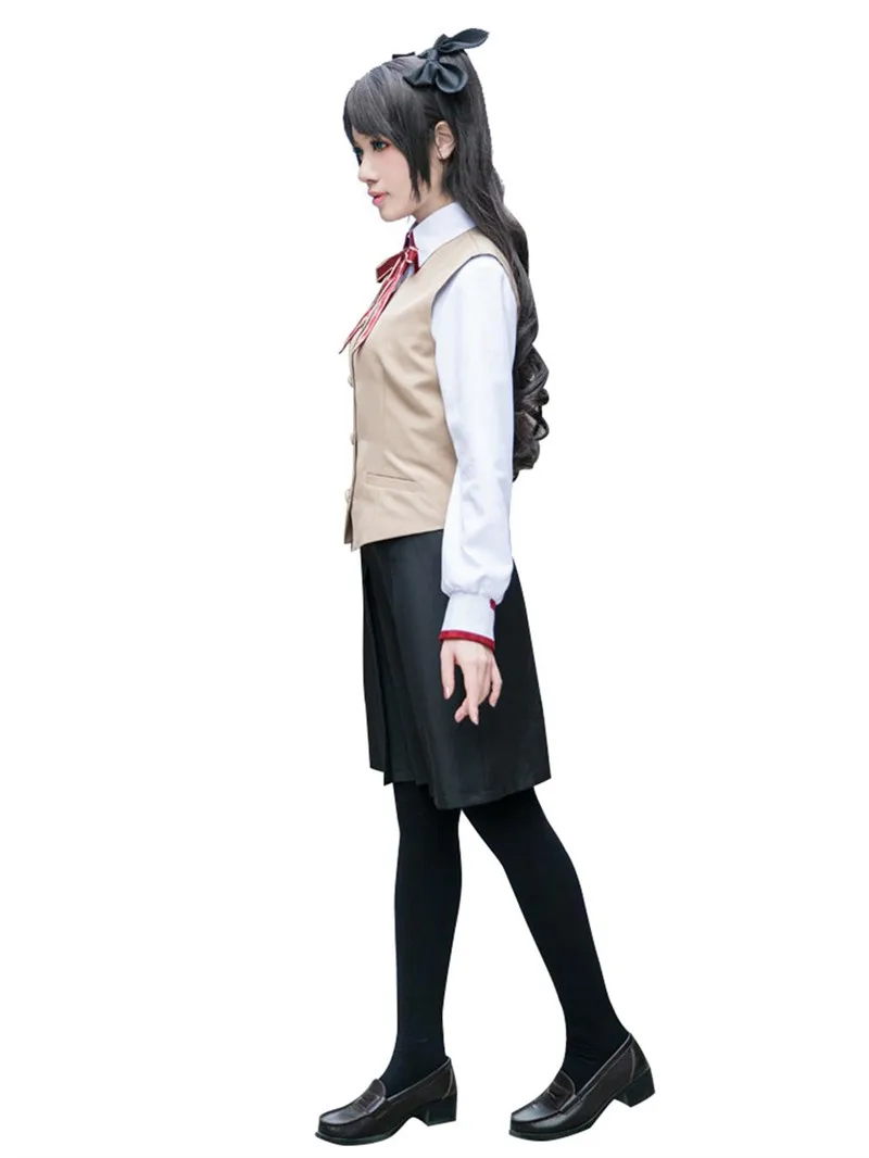 Костюм для косплея на Хэллоуин из Fate Stay Night Tosaka Rin школьная форма | Тематическая