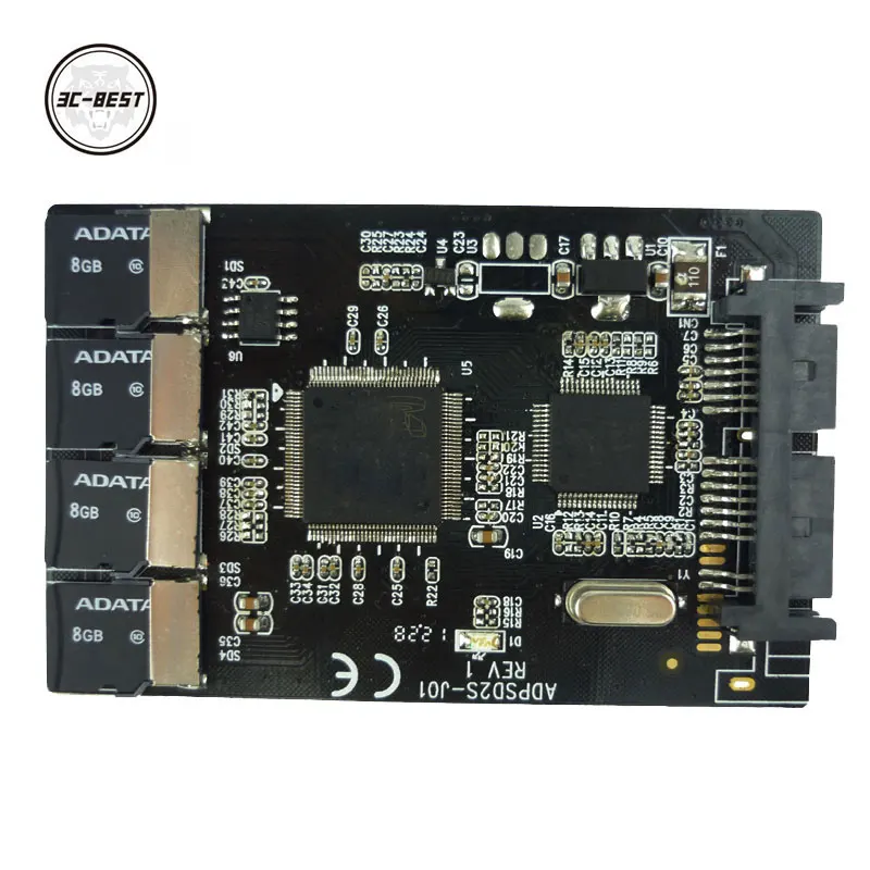 4 порта micro sd tf карты sd карт 22pin sata адапт