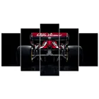 Модульная картина Alfa Romeo F1 с изображением гоночного автомобиля, 5 шт.
