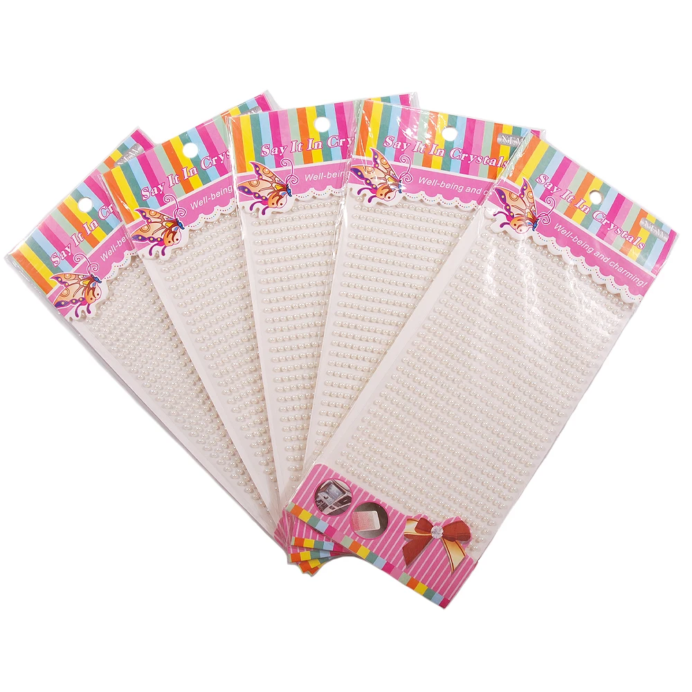 

750 шт./компл. 3 мм белый полукруглый жемчужный альбом для скрапбукинга, детские игрушки ручной работы, Креативные аксессуары для украшения до...