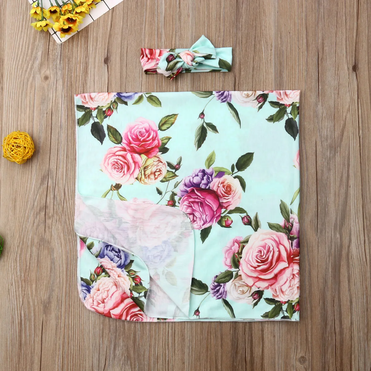 

Newborn Baby Infant Lovely Swaddle Blanket Wrap Sleeping Bag Sleep 0-6Months