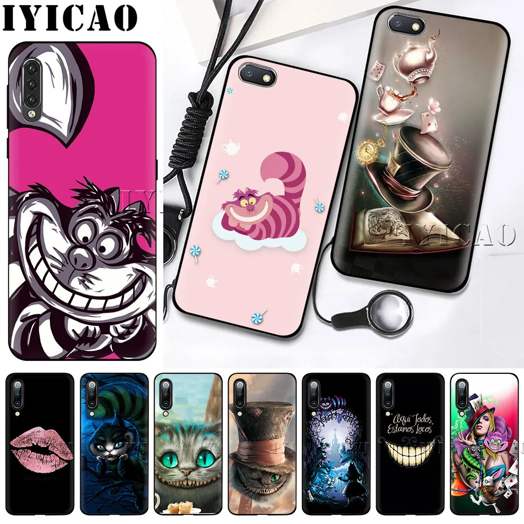IYICAO из мультфильма Чеширского Кота или мягкий чехол для Xiaomi mi 9 8 6 A2 Lite A3 9T Pro A1 F1