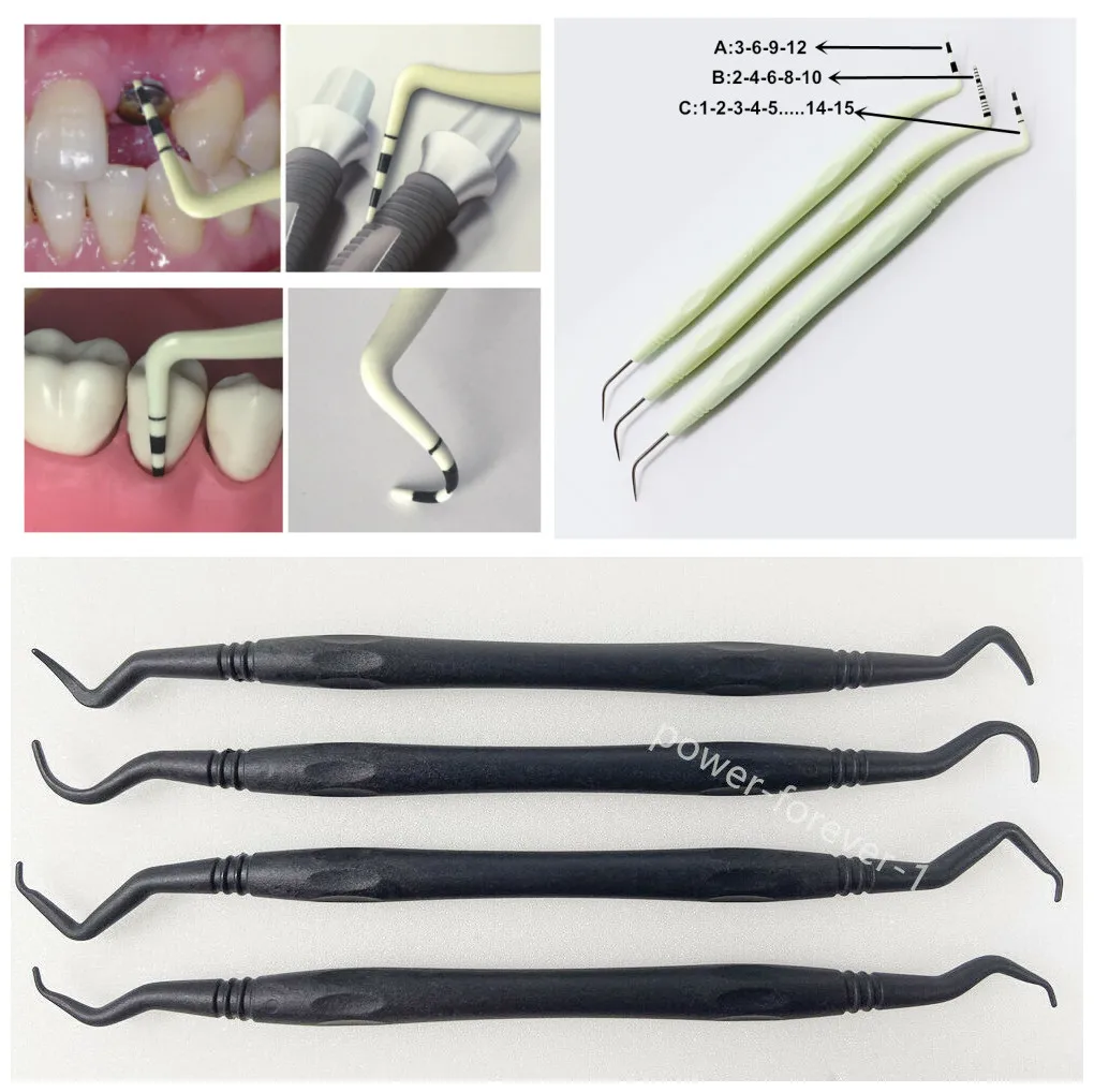 

Dental Depth Implant Periodental Probe Diagnostic Periodontal Tools Carbon Fibre Implant Scaling Scaler Implants