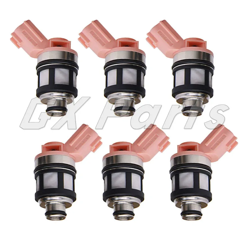 

6PCS FIJ0006 FJ434 JS23-A Fuel Injectors For Infiniti QX4 V6 Mercury Villager Nissan Frontier Pathfinder Quest Xterra 3.0L 3.3L