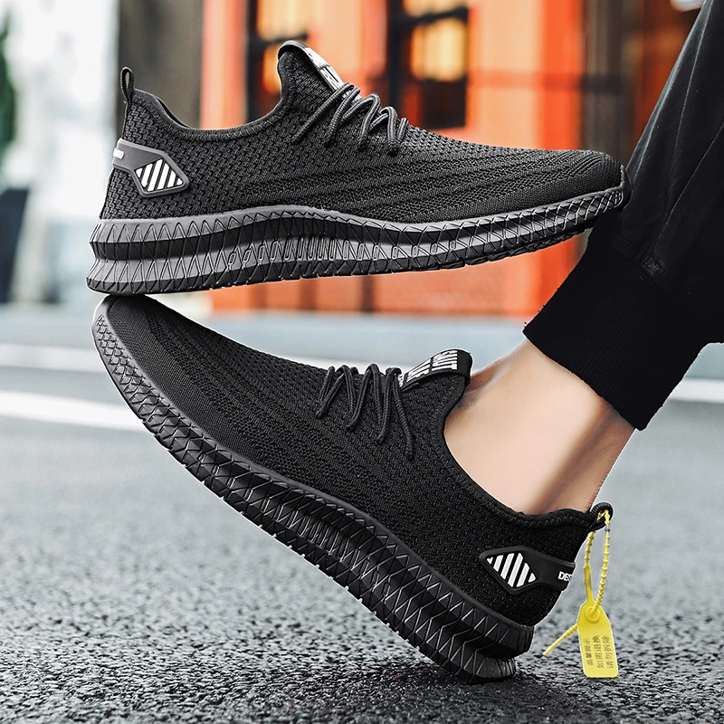 

Fashion Men Sneakers Mesh Casual Shoes Lac-up Men Shoes Lightweight Vulcanize Shoes Walking Sneakers Zapatillas Hombre