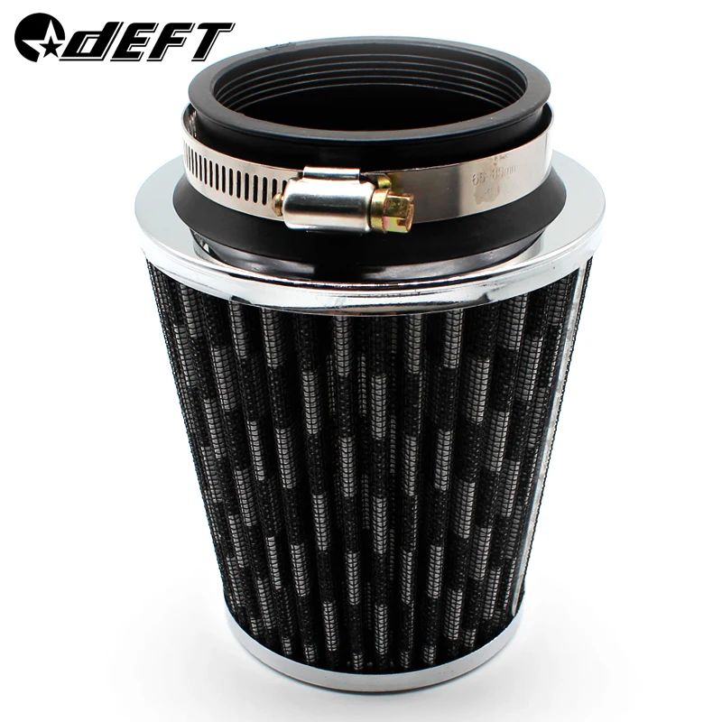 Автомобильный воздушный фильтр DEFT Круглый конусный для Воздухозабора