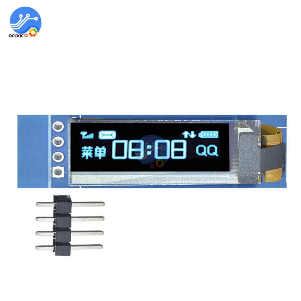 0 91 дюйма 128x32 I2C IIC синий OLED ЖК дисплей модуль &quot12832 SSD1306 экран для Arduino PIC|screen for