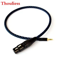 thouliess 3 5mm male to 3 pin xlr femalemale audio adapter cable 5n ofc copper hifi xlr audio cable