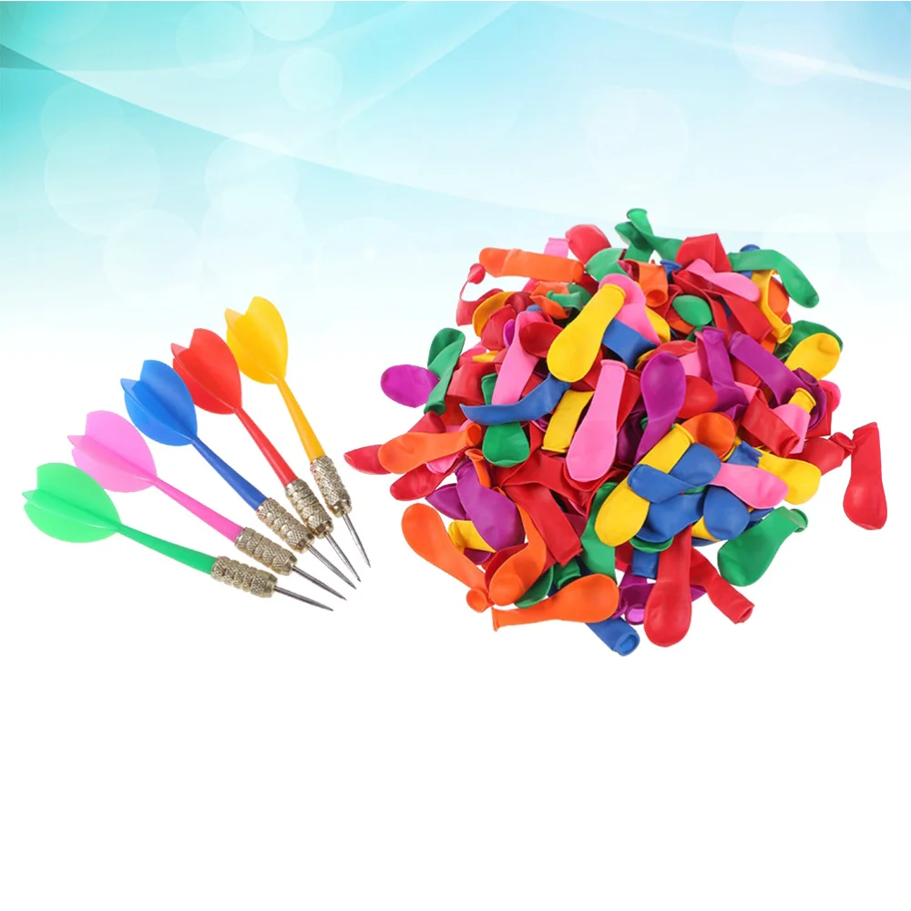 

1010pcs Darts Balloon Set Game Competitive Darts Toys Party Darts Balloon Toys (10pcs Darts 1000pcs Balloons)