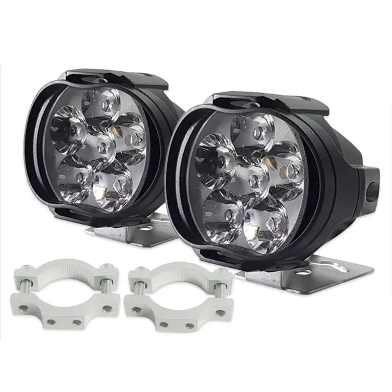 

Motorcycle LED Illumination Lamp Electric Vehicle Auto Waterproof Headlight Set