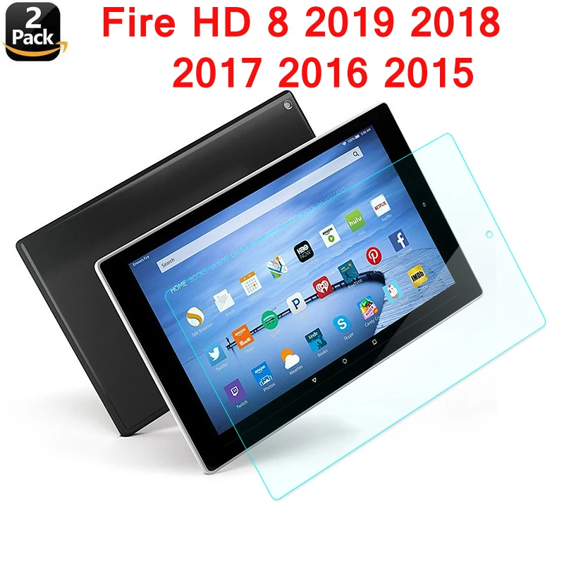 Закаленное стекло для Amazon Fire HD 8 2018 2019 2017 2016 2015 защитная пленка Kindle 7 го
