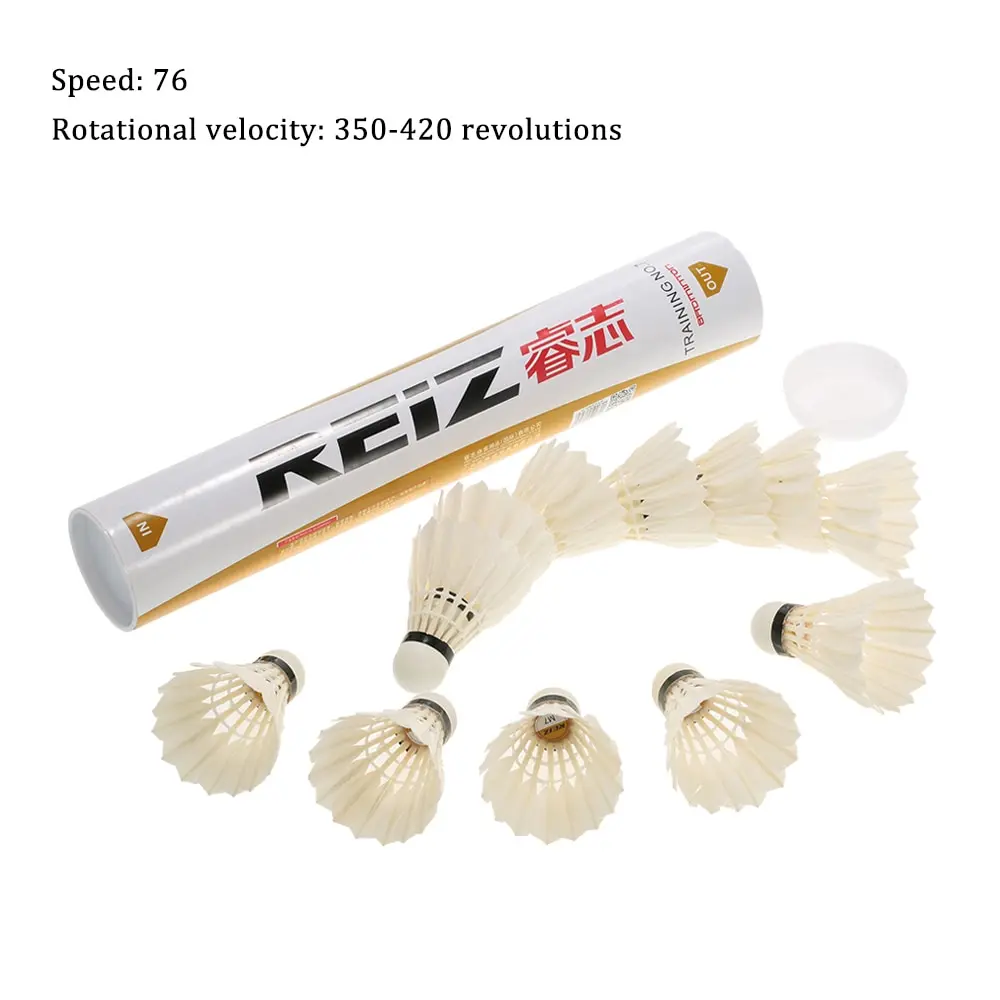 12 шт Badmintons утка/гусиное перо петух/пена головы челнок петухи Воланы набор