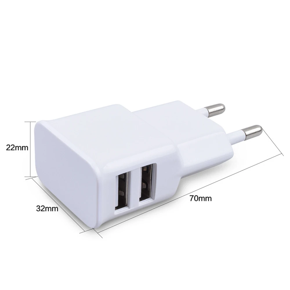 Сетевое зарядное устройство с двумя USB-портами 2 А | Мобильные телефоны и