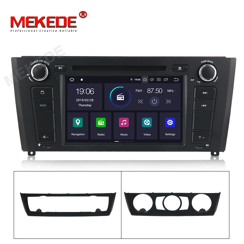 MEKEDE 4 + 64G 1 Din PX5 автомобильный dvd плеер для BMW E87 серия E88 E82 E81 I20 gps навигация