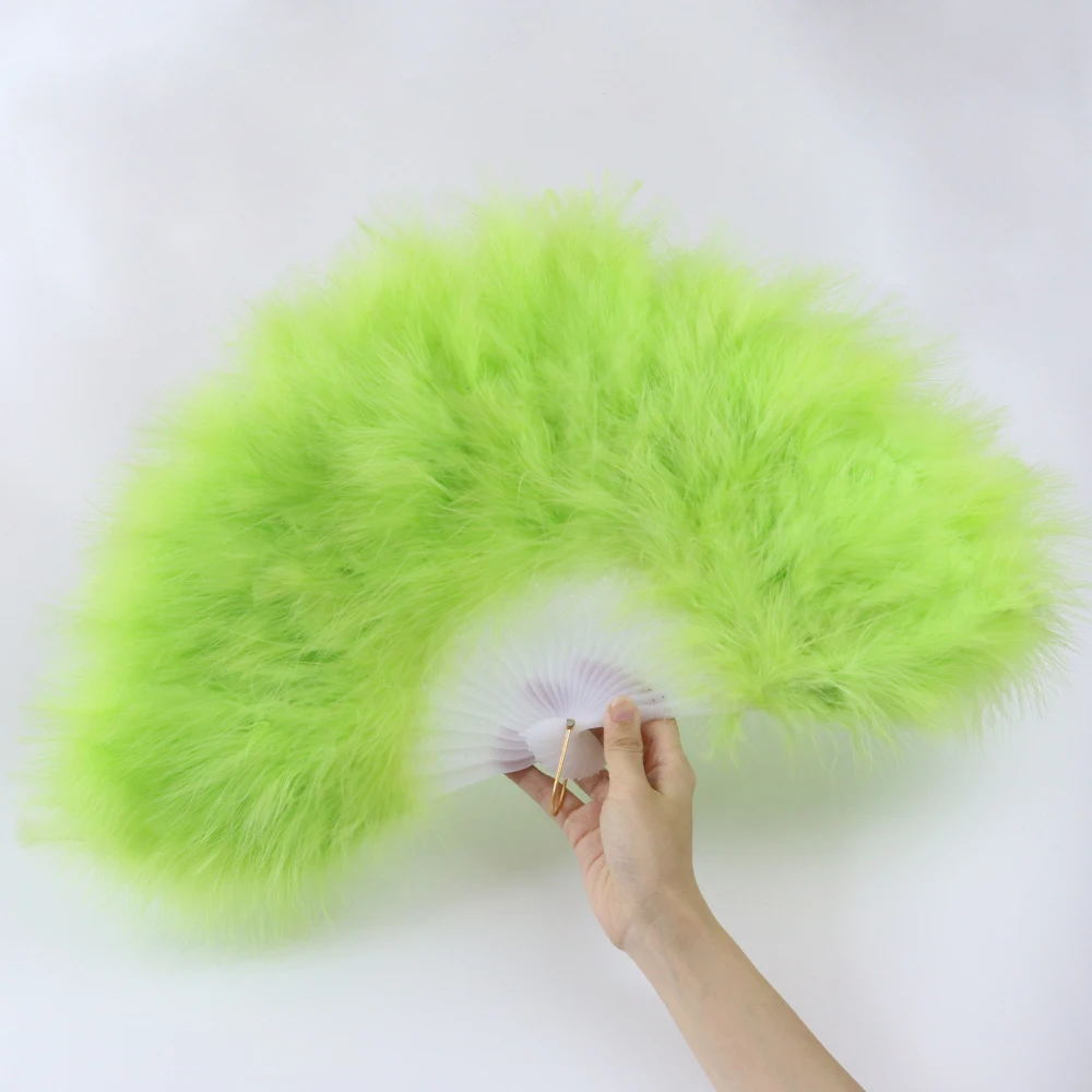 Веер ручной для вечеривечерние 28 см перо марабу Турция | Дом и сад