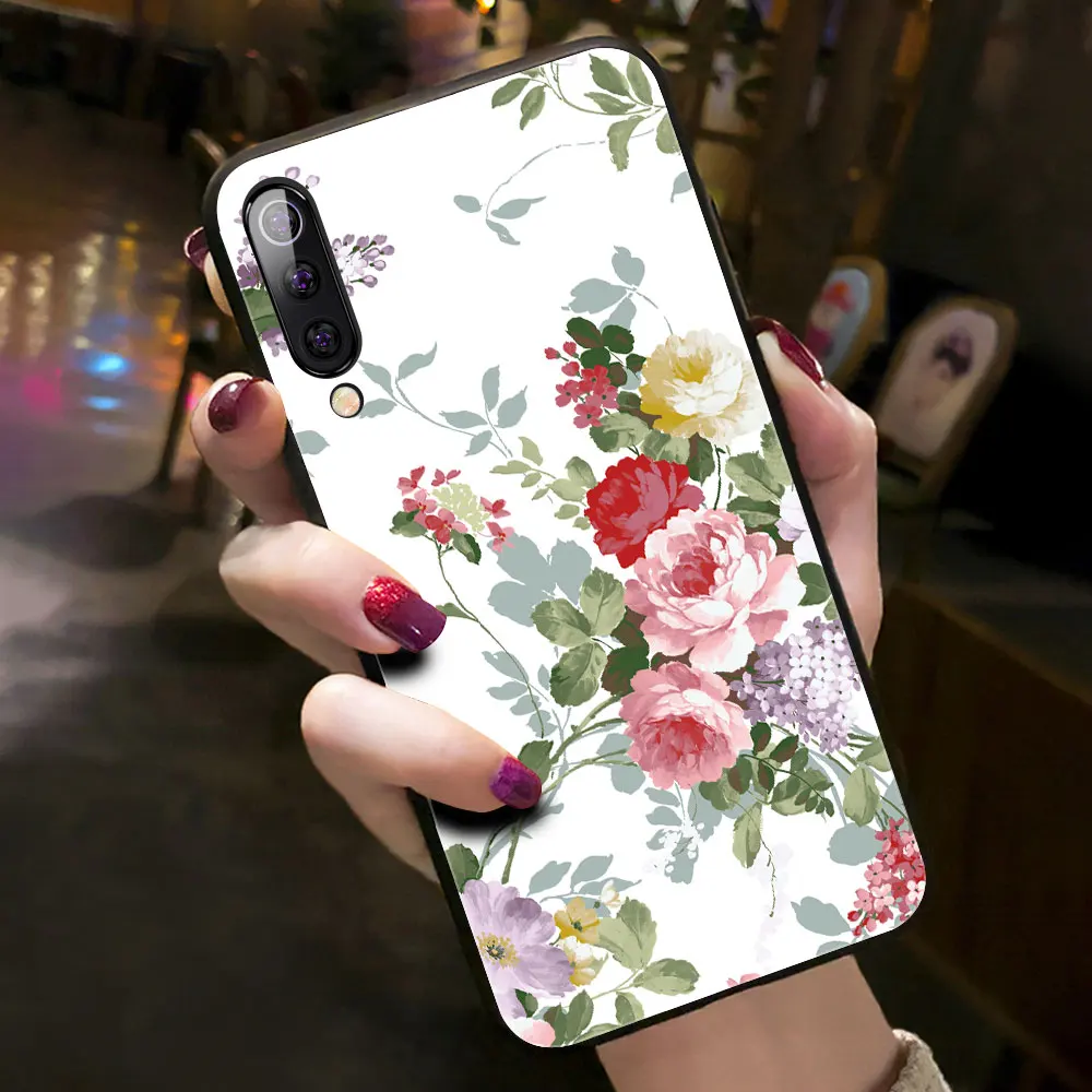 14 Для huawei P20 pro Чехол P30 задняя крышка lite для huawei honor 20 pro Чехол V20 mate ЖЕСТКИЙ ЦВЕТОК РОЗА ФЛОРА девушка женщина Индивидуальные - Цвет: 14