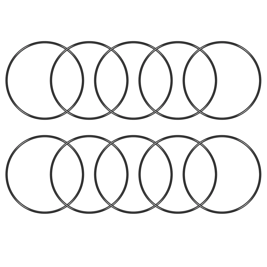 

uxcell O-Rings Nitrile Rubber 157mm x 165mm x 4mm Seal Rings Sealing Gasket 10pcs