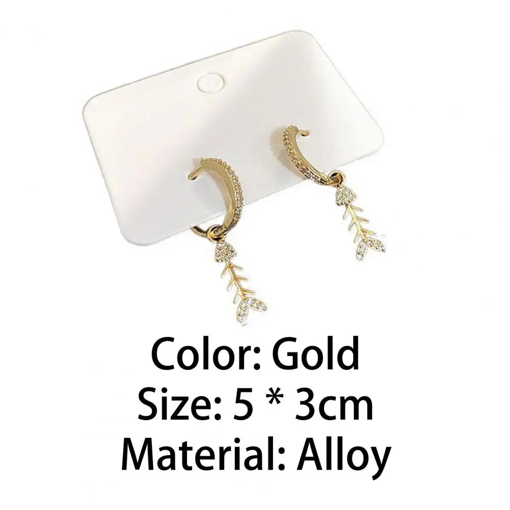 

70% Dropshipping!This year's new fashion all-match fishbone earrings women wear daily